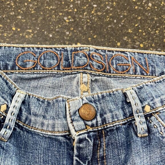 Goldsign Distressed Passion Bootcut Jeans - Picture 4 of 7